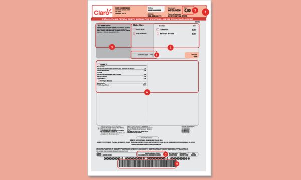 Entenda como seu boleto claro é simples e acompanhe cada um dos serviços contratados.